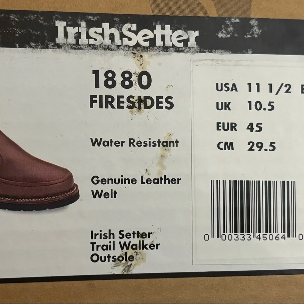 Red Wing Irish Setter 1880 Trail Walker Brown Leather Slip On Shoes Sz 11.5EE - Picture 9 of 9